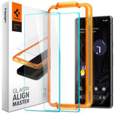 Spigen Glass Align Master Clear 2 Pack Google Pixel 7a üvegfólia mobiltelefon kellék