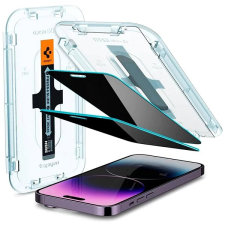 Spigen Glass EZ Fit Privacy 2 Pack - iPhone 14 Pro mobiltelefon kellék