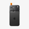 Spigen Glass tR EZ Fit Optik Pro 2 Pack iPhone 17/16/15/14 Pro / 17/16/15/14 Pro Max kameravédő fólia - ezüstszín