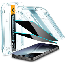 Spigen Glass tR EZ Fit (Privacy) 2 Pack Transparency iPhone 15 Pro Max mobiltelefon kellék