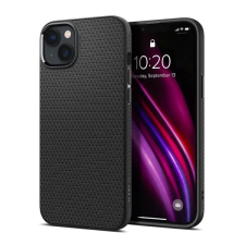 Spigen Liquid Air Apple iPhone 14 Plus Matte Black tok, fekete tok és táska
