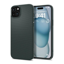 Spigen Liquid Air Apple iPhone 16 tok Abyss Green, zöld tok és táska