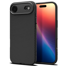 Spigen Liquid Air Apple iPhone Air (2025) tok, Matte Black, fekete tok és táska