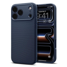 Spigen LIQUID AIR iPhone 17 Pro készülékhez tok tengerészkék tok és táska