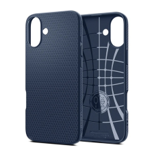 Spigen Liquid Air Navy Blue iPhone 16 tok tok és táska