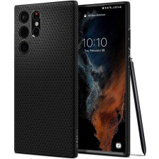 Spigen Liquid Air Samsung Galaxy S22 Ultra 5G matt fekete tok tok és táska