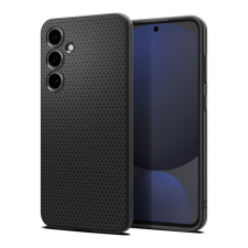 Spigen Liquid Air Samsung Galaxy S24 FE tok, Matte fekete, fekete tok és táska