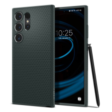 Spigen liquid air szilikon telefonvédő (ütésállóság, légpárnás sarok, rombusz) sötétzöld acs07288 tok és táska