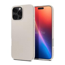 Spigen LIQUID AIR szilikon telefonvédő (ütésállóság, légpárnás sarok, rombusz) BÉZS (ACS08120) tok és táska