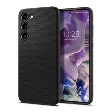Spigen LIQUID AIR szilikon telefonvédő (ütésállóság. légpárnás sarok. rombusz) FEKETE tok és táska