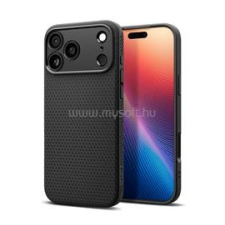 Spigen LIQUID AIR szilikon telefonvédő (ütésállóság, légpárnás sarok, rombusz) FEKETE (ACS10265) tok és táska