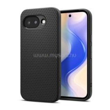Spigen LIQUID AIR szilikon telefonvédő (ütésállóság, légpárnás sarok, rombusz) FEKETE (ACS11285) tok és táska