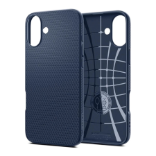 Spigen LIQUID AIR szilikon telefonvédő (ütésállóság. légpárnás sarok. rombusz) SÖTÉTKÉK tok és táska