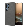 Spigen LIQUID AIR szilikon telefonvédő (ütésállóság, légpárnás sarok, rombusz) SÖTÉTSZÜRKE Samsung Galaxy S25 Ultra (SM-S938)