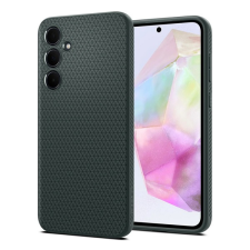 Spigen LIQUID AIR szilikon telefonvédő (ütésállóság, légpárnás sarok, rombusz) SÖTÉTZÖLD tok és táska