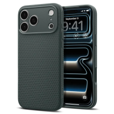 Spigen Liquid Air tok Apple iPhone 17 Pro készülékhez – Mélyzöld tok és táska