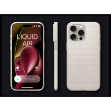 Spigen Liquid Air tok iPhone 16 Pro - fekete tok és táska