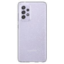 Spigen Liquid Crystal ACS02326 Samsung Galaxy A72 Ütésálló Hátlap - Átlátszó csillámos tok és táska