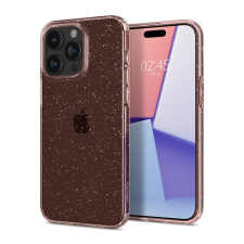 Spigen Liquid Crystal Glitter Apple iPhone 15 Pro tok, csillámos rózsaszín átlátszó tok és táska