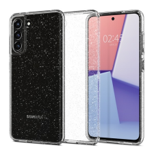 Spigen Liquid Crystal Glitter Samsung Galaxy S21 FE 5G Crystal Quartz tok, átlátszó tok és táska