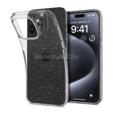 Spigen LIQUID CRYSTAL GLITTER szilikon telefonvédő (ütésállóság, légpárnás sarok, csillámporos) ÁTLÁTSZÓ (ACS06701) tok és táska