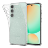 Spigen LIQUID CRYSTAL GLITTER szilikon telefonvédő (ütésállóság, légpárnás sarok, csillámporos) ÁTLÁTSZÓ Samsung Galaxy S24 FE (SM-S721)