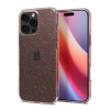 Spigen LIQUID CRYSTAL GLITTER szilikon telefonvédő (ütésállóság, légpárnás sarok, csillámporos) RÓZSASZÍN Apple iPhone 16 Pro
