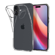 Spigen Liquid Crystal iPhone 16 tok, Crystal Clear, átlátszó ACS08190 tok és táska