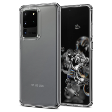 Spigen Liquid Crystal Samsung Galaxy S20 Ultra Szilikon Hátlap Tok - Átlátszó tok és táska