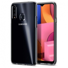 Spigen Liquid Crystal szilikon tok Samsung Galaxy A20s, átlátszó tok és táska