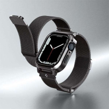 Spigen Metal Fit Pro, graphite - Apple Watch 8/7 45mm ACS04585 okosóra kellék