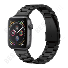 Spigen Modern Fit Apple Watch 44/42mm fém szíj, fekete okosóra kellék