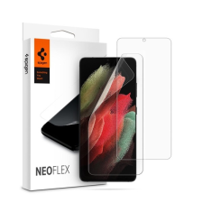 Spigen Neo FlexHD Samsung G998 Galaxy S21 Ultra hajlított kijelzővédő fólia (2db előlapi) mobiltelefon kellék