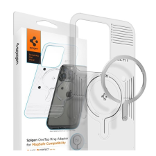Spigen OneTap Magsafe tok adapter Apple iPhone, ezüst tok és táska