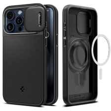 Spigen Optik Armor MagSafe Black iPhone 15 Pro tok és táska