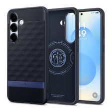 Spigen parallax szilikon telefonvédő (ütésállóság, légpárnás keret, magsafe, 3d rombusz) sötétkék acs09064 tok és táska