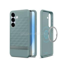 Spigen PARALLAX szilikon telefonvédő (ütésállóság, légpárnás keret, MagSafe, 3D rombusz) ZSÁLYAZÖLD (ACS09063) tok és táska