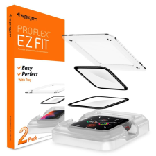 Spigen Proflex EZ Fit Apple Watch 44mm teljes kijelzővédő üveg - 2db okosóra kellék