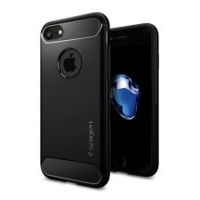Spigen Rugged Armor Apple iPhone 8/7 tok, Black, fekete tok és táska