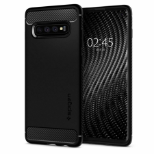 Spigen Rugged Armor, black - Galaxy S10 mobiltelefon kellék