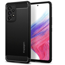 Spigen Rugged Armor Black Samsung Galaxy A53 5G tok tok és táska
