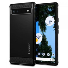 Spigen Rugged Armor Google Pixel 6A fekete tok tok és táska