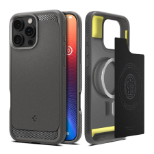Spigen Rugged Armor MagFit Apple iPhone 16 Pro Max tok, szürke tok és táska