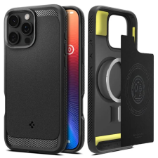 Spigen Rugged Armor MagFit iPhone 16 Pro Max tok fekete (ACS07986) (ACS07986) tok és táska