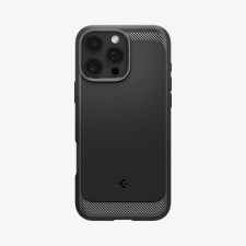 Spigen Rugged Armor MagFit tok iPhone 16 Pro fekete tok és táska
