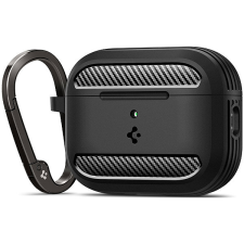 Spigen Rugged Armor Matte Black AirPods Pro 3 fülhallgató, fejhallgató tok