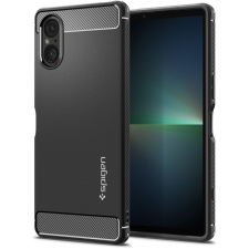 Spigen Rugged Armor Matte Black Sony Xperia 5V tok és táska