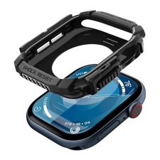 Spigen rugged armor pótszíj (egyedi méret, szilikon + szilikon keret) fekete acs08585 okosóra kellék