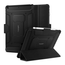 Spigen Rugged Armor Pro Apple iPad 10.2" oldalra nyíló tok, fekete tablet tok