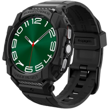 Spigen Rugged Armor Pro Matte black Samsung Galaxy Watch Ultra okosóra kellék